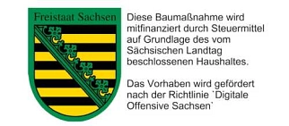 Wappen Freistaat mit Text&nbsp;&copy;&nbsp;Freistaat_Sachsen